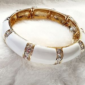 Park Lane Bombshell Bracelet White